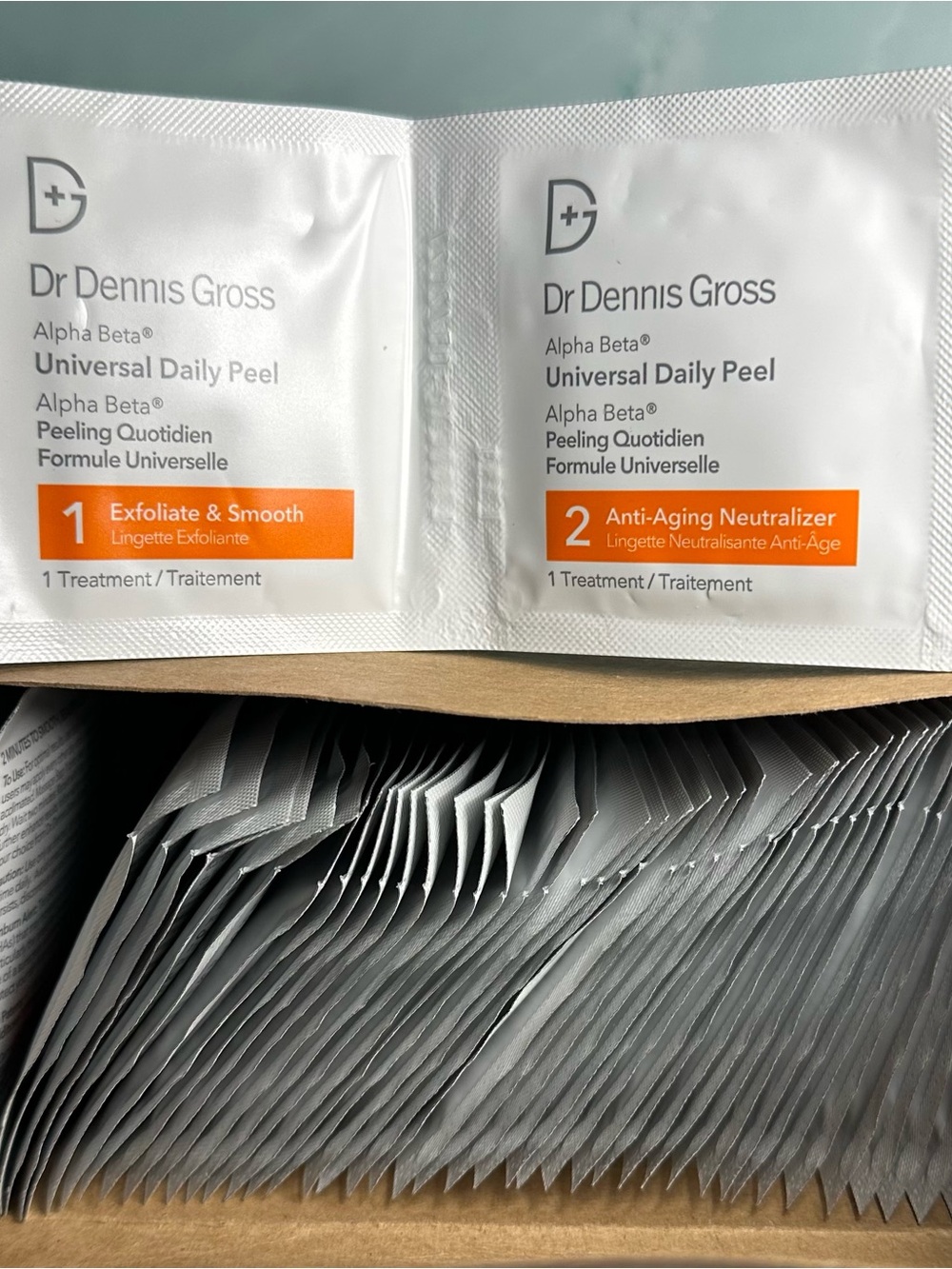 Dr. Dennis Gross Universal Daily Peel Sachets - 12 SETS- NEW
